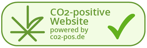 CO2-positive Website 
powered by co2-pos.de